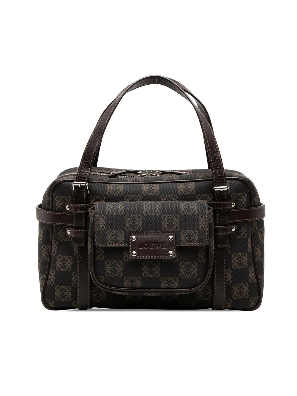 Loewe Anagram Coated Canvas Handbag #359519L49B